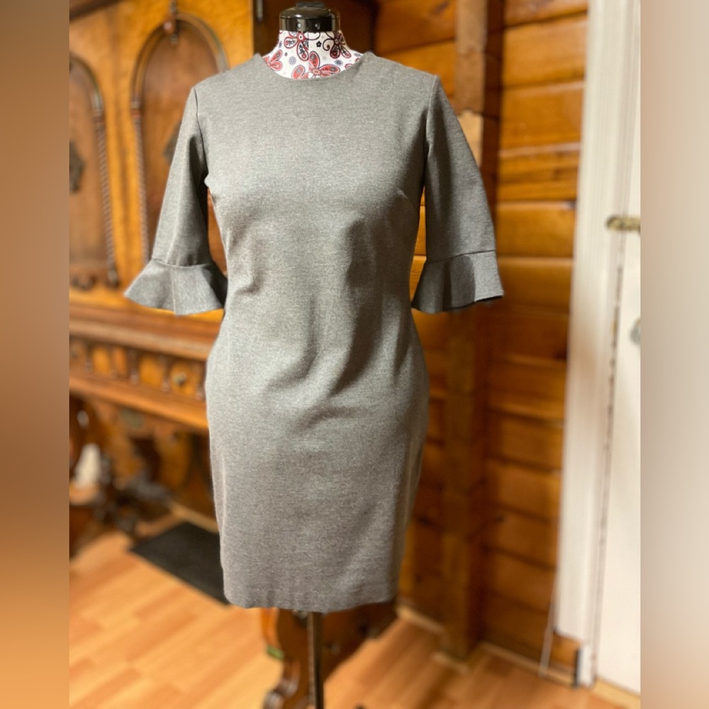 Banana Republic Petite Midi Pencil Dress 12P